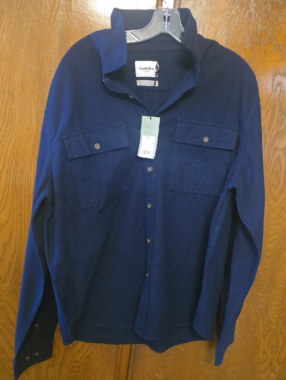 Goodfellow & Co. Dark Navy Button-Up Overshirt